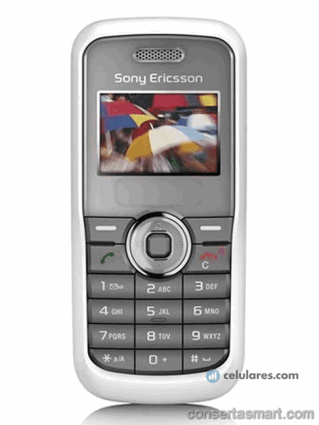 lcd não aparece imagem ou está quebrado Sony Ericsson J100i