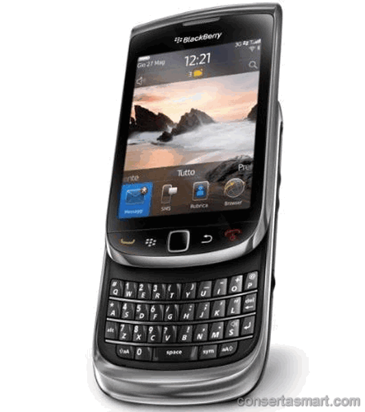 não conecta wifi RIM BlackBerry Torch 9800
