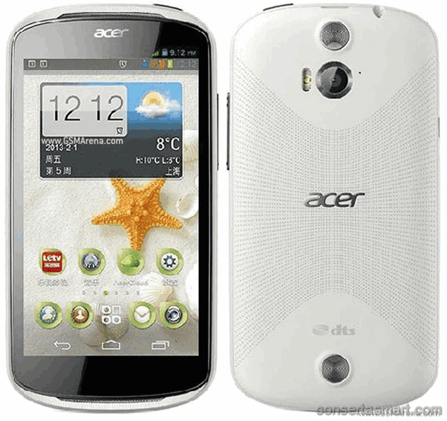 não liga Acer Liquid E1