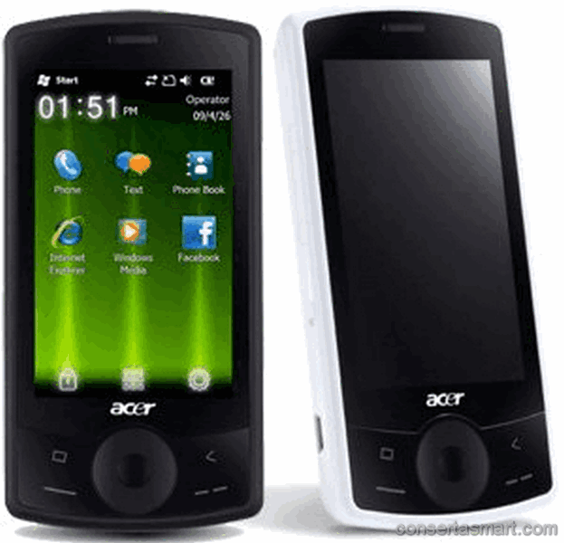 não liga Acer beTouch E101