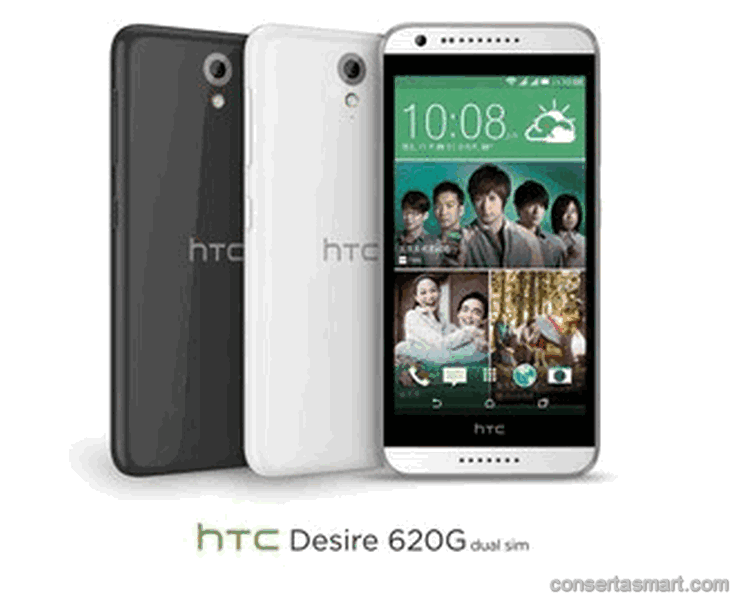 não liga HTC Desire 620