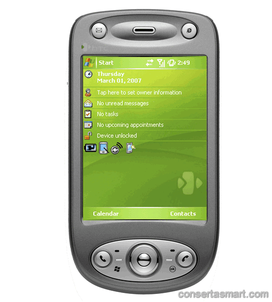 não liga HTC P6300