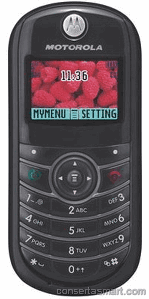 não liga Motorola C140