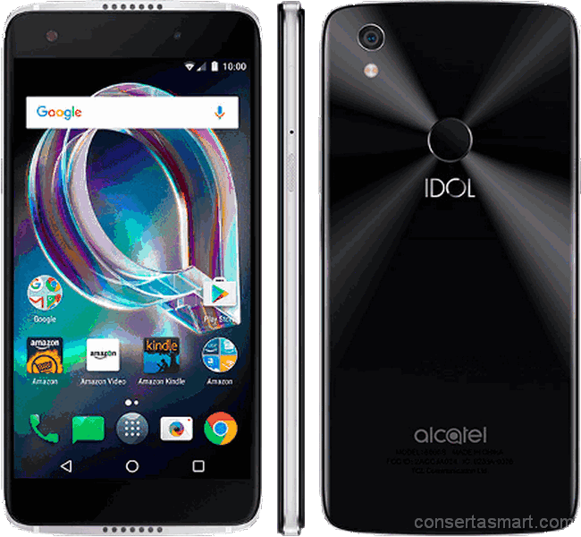 não sai som Alcatel Idol 5s