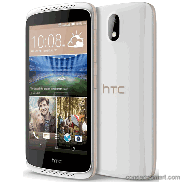 não sai som HTC Desire 326G