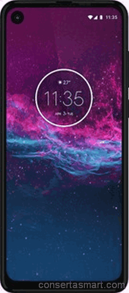 não sai som Motorola One Action