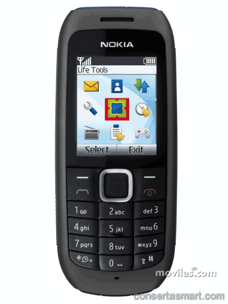 não sai som Nokia 1616