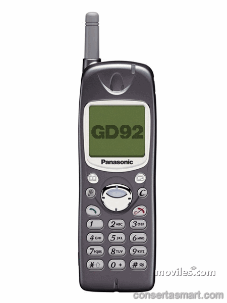 não sai som Panasonic GD 92