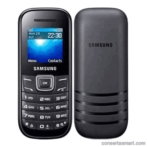 não sai som Samsung Keyston