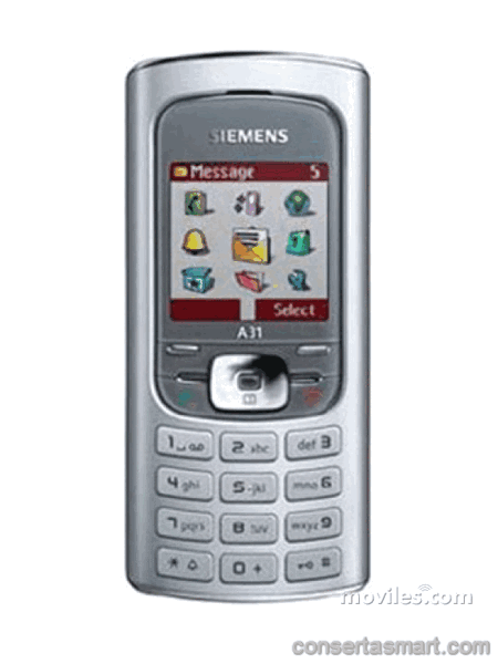 não sai som Siemens A31