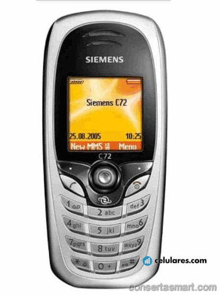 não sai som Siemens C72