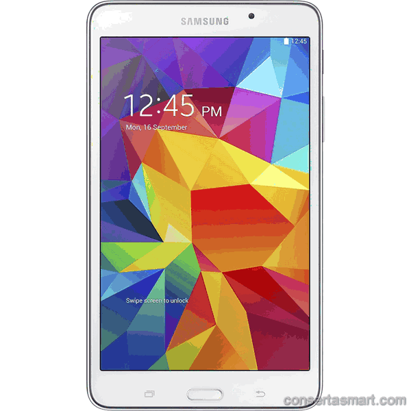 não segura carga Samsung Galaxy Tab 4 T230N