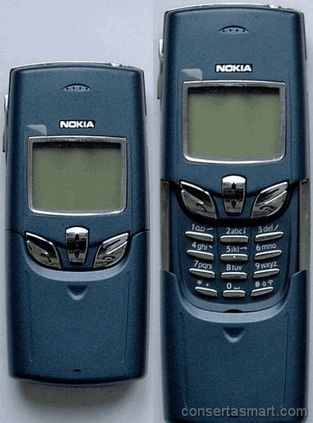 não toca som Nokia 8855