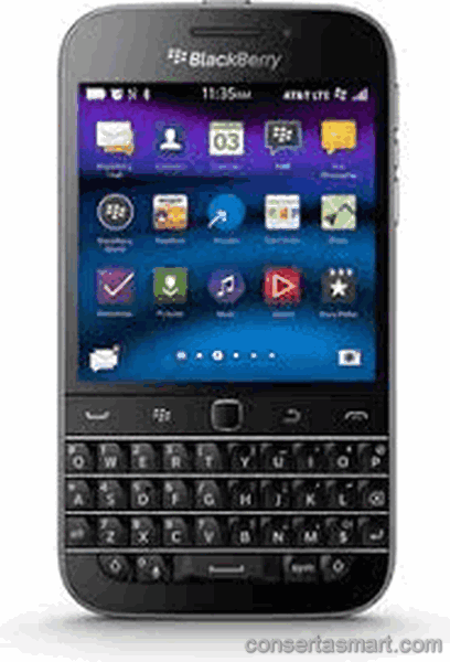 não toca som RIM BlackBerry Classic