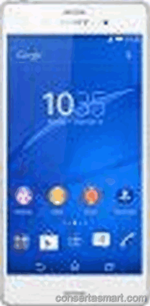 pantalla blanca a rayas o azul SONY XPERIA Z3