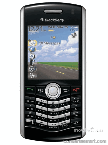 pessoa não escuta sua voz ligação RIM BlackBerry Pearl 8110