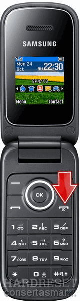 pessoa não escuta sua voz ligação Samsung SGH-B460