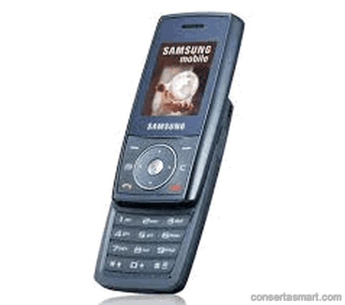 pessoa não escuta sua voz ligação Samsung SGH-B500