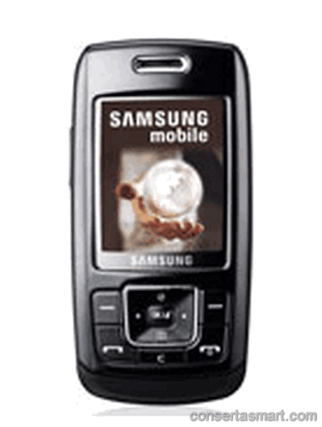 pessoa não escuta sua voz ligação Samsung SGH-E251