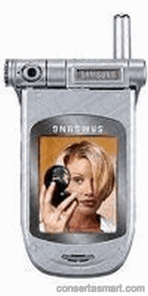 pessoa não escuta sua voz ligação Samsung SGH-P400