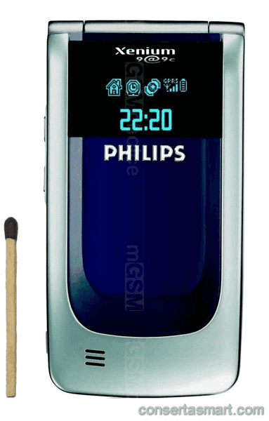 placa em curto Philips Xenium 9@9c