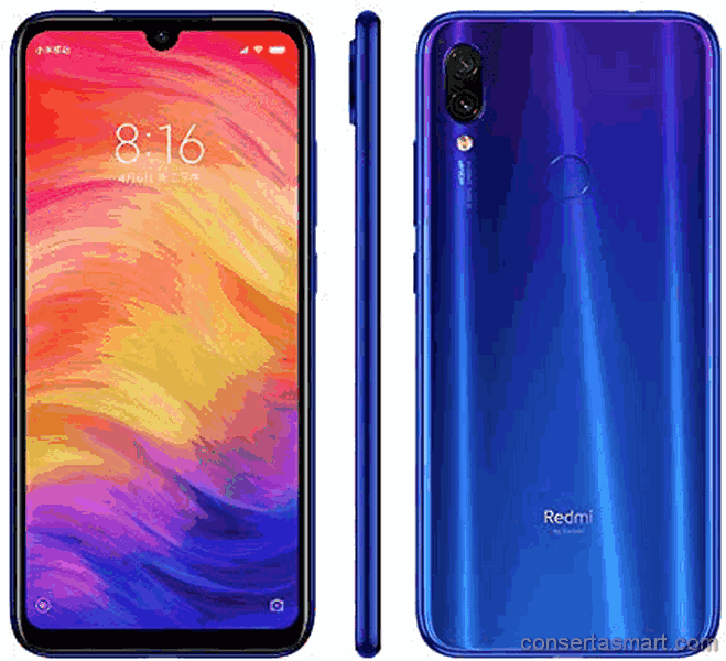placa em curto&nbsp;Xiaomi Redmi Note 7