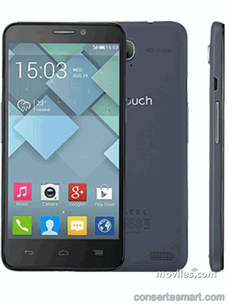 problema em aplicativo erros de software Alcatel One Touch Idol S