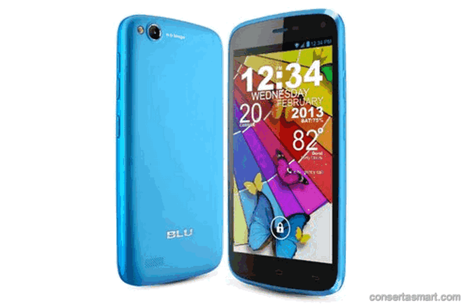 problema em aplicativo erros de software Blu Life Play