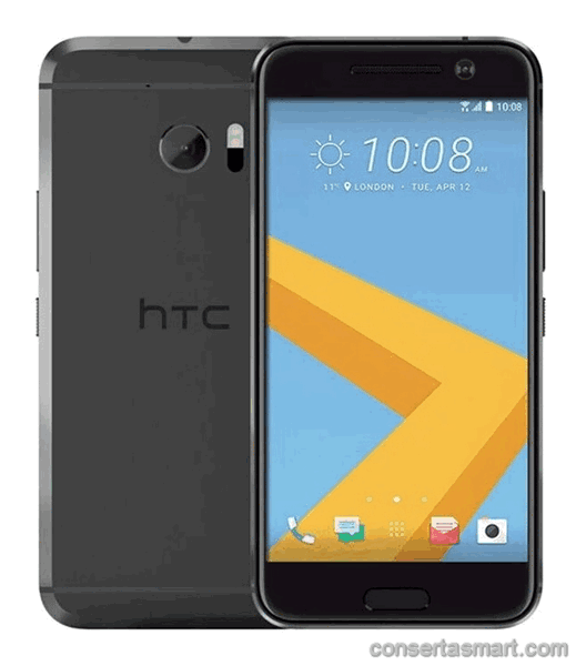 problema em aplicativo erros de software HTC 10