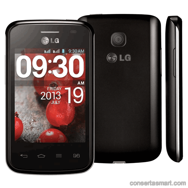 problema em aplicativo erros de software LG Optimus L1 II Tri
