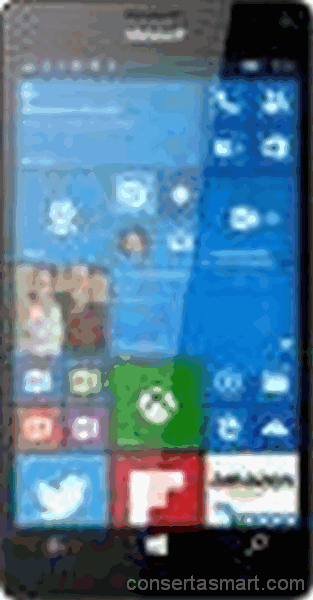 problema em aplicativo erros de software Microsoft Lumia 950 XL