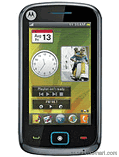 problema em aplicativo erros de software Motorola EX122