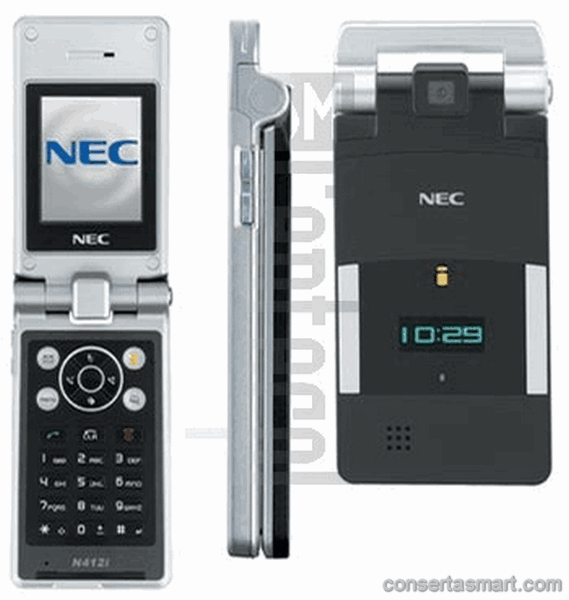 problema em aplicativo erros de software Nec N412i