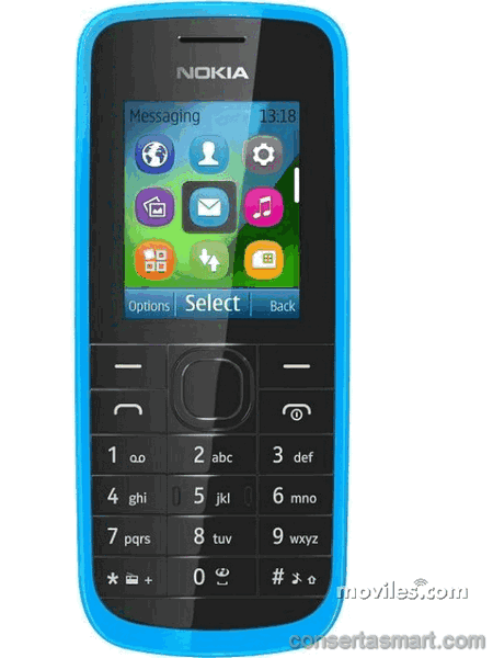 problema em aplicativo erros de software Nokia 109