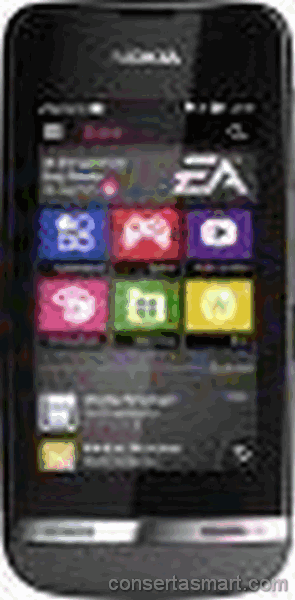 problema em aplicativo erros de software Nokia Asha 311