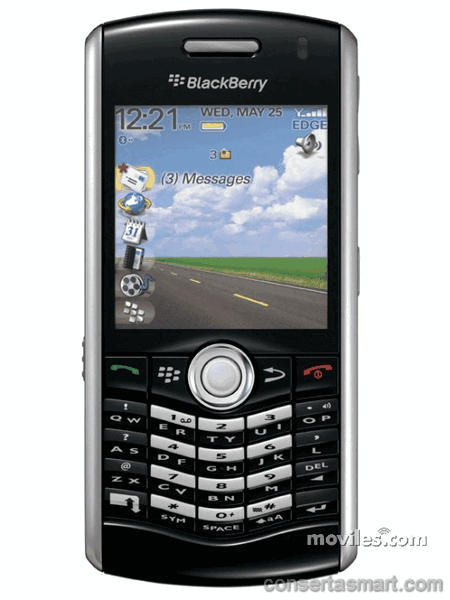 problema em aplicativo erros de software RIM BlackBerry Pearl 8110