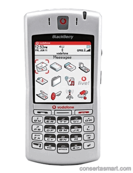 problema em aplicativo erros de software RIM Blackberry 7100v