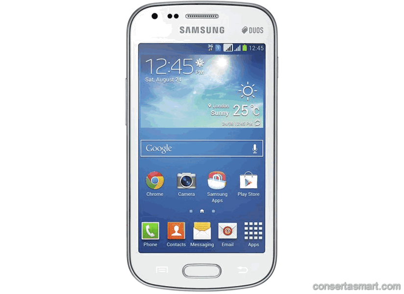 problema em aplicativo erros de software Samsung Galaxy S Duos 2
