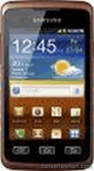 problema em aplicativo erros de software Samsung Galaxy XCover