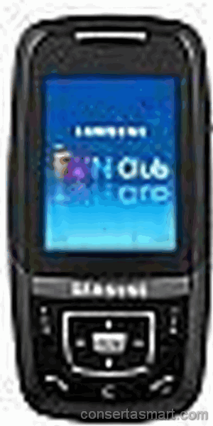 problema em aplicativo erros de software Samsung SGH-D600