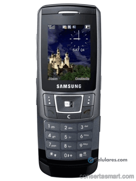 problema em aplicativo erros de software Samsung SGH-D900