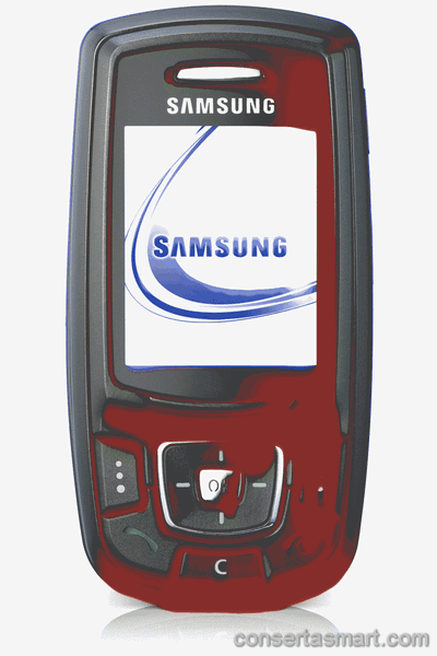problema em aplicativo erros de software Samsung SGH-E370