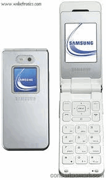 problema em aplicativo erros de software Samsung SGH-E870