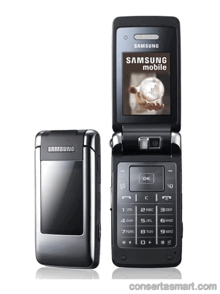 problema em aplicativo erros de software Samsung SGH-G400