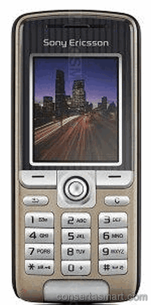 problema em aplicativo erros de software Sony Ericsson K320i
