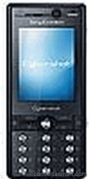 problema em aplicativo erros de software Sony Ericsson K810i