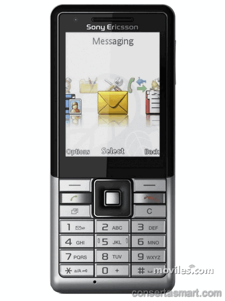 problema em aplicativo erros de software Sony Ericsson Naite