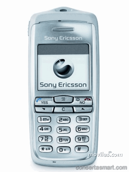 problema em aplicativo erros de software&nbsp;Sony Ericsson T600