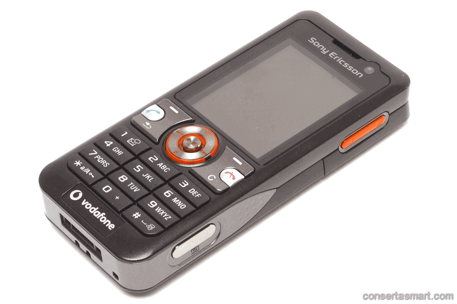 problema em aplicativo erros de software Sony Ericsson V630i