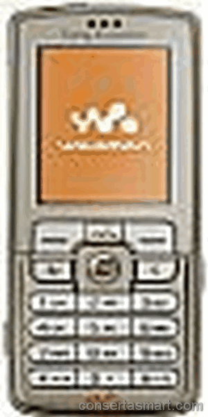 problema em aplicativo erros de software Sony Ericsson W700i